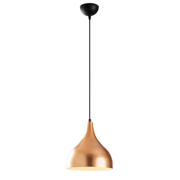 Opviq Lámpara de araña con altura ajustable, cobre, blanco y negro Opviq Lámpara de araña con altura ajustable, cobre, blanco y negro